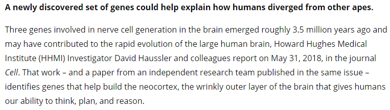 Screenshot of Neuroscience News article